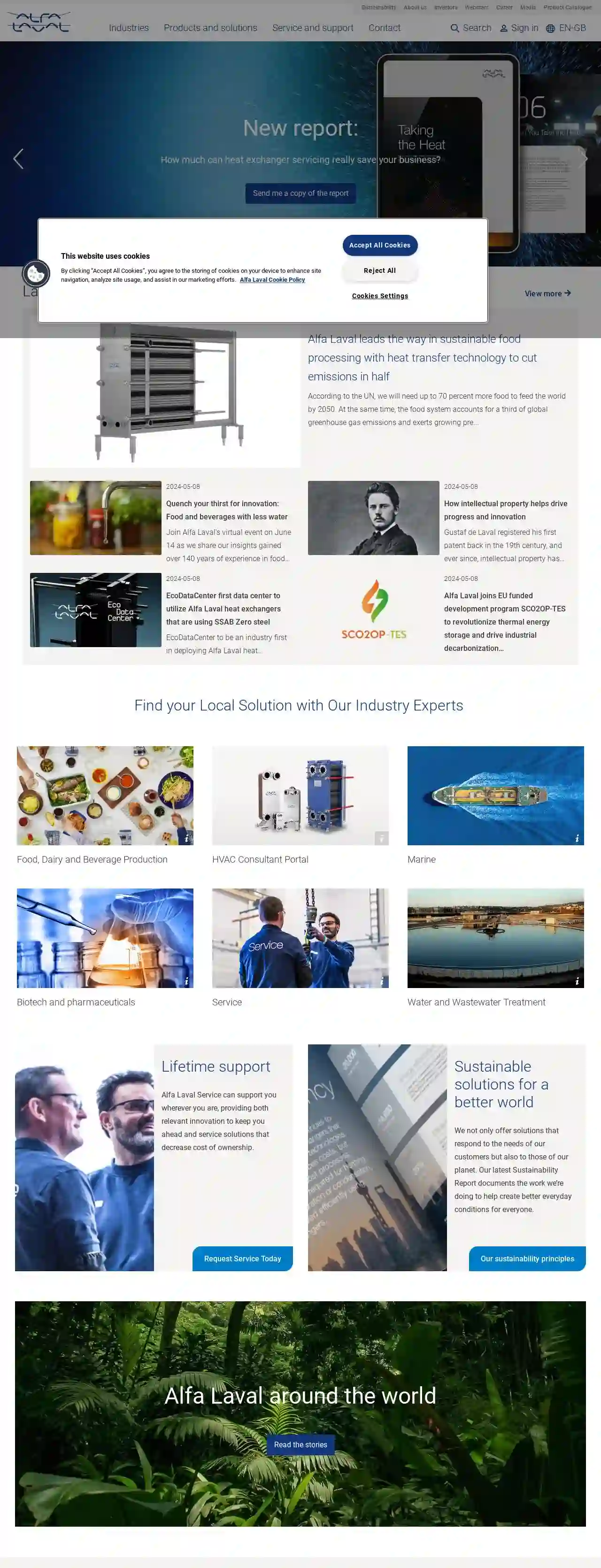 Alfa Laval UK & Ireland - Service Centre