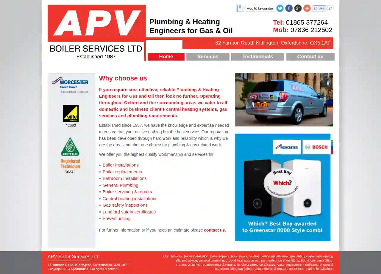 APV Boiler Services Ltd