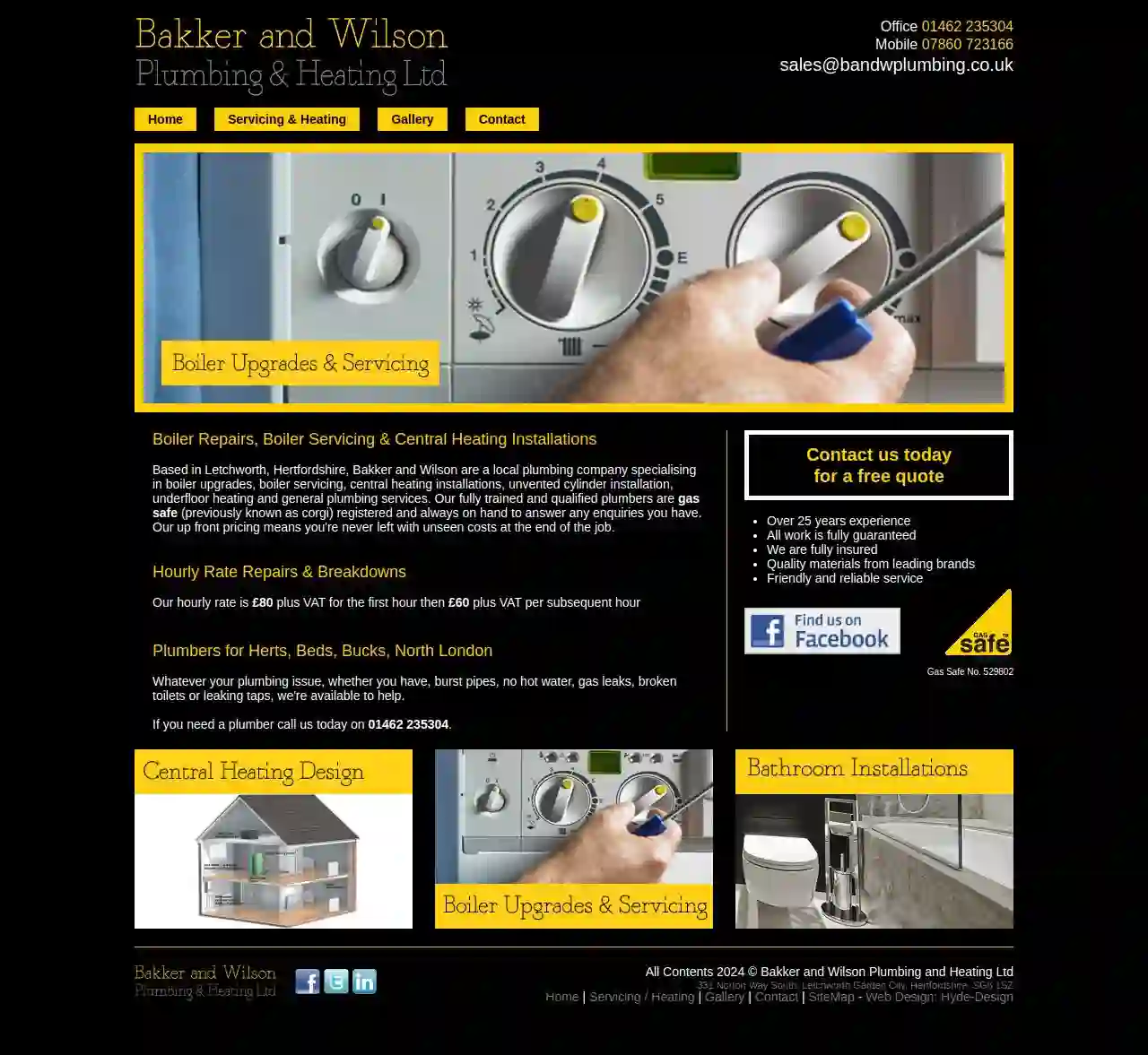 Bakker & Wilson Plumbing and Heating Ltd