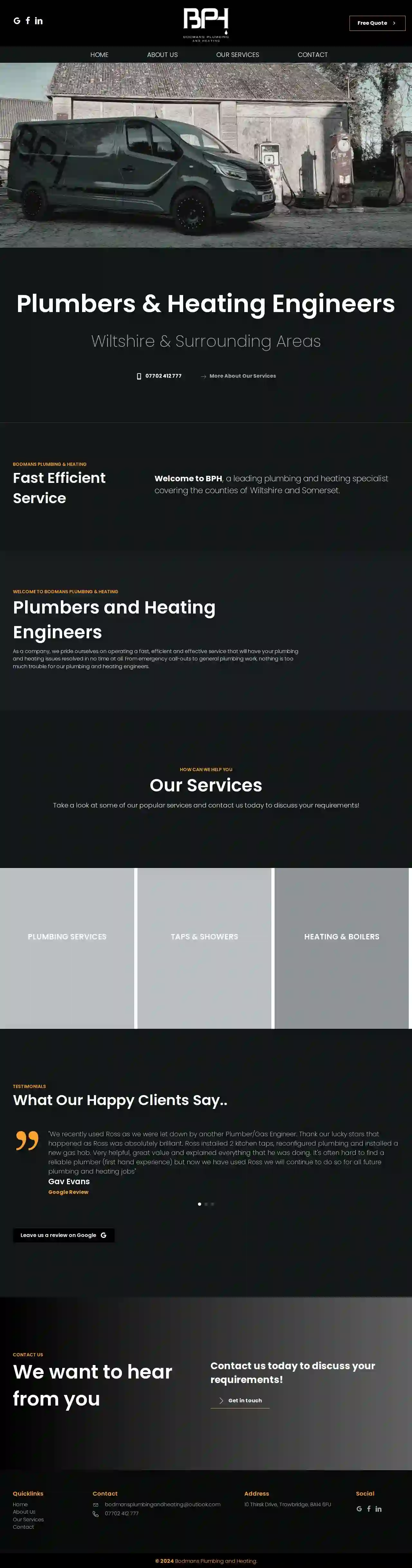 Bodmans Plumbing and Heating