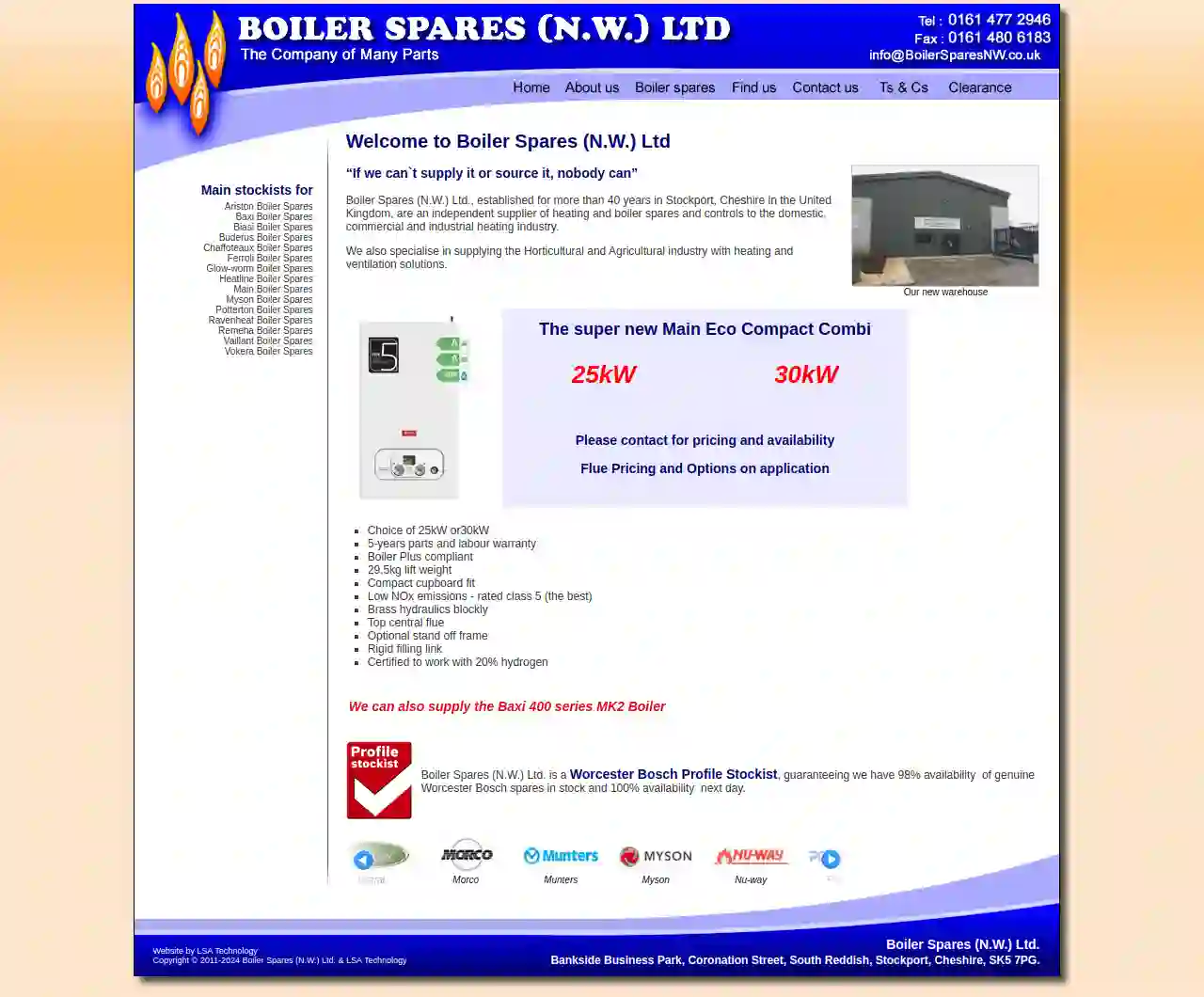 Boiler Spares N W Ltd