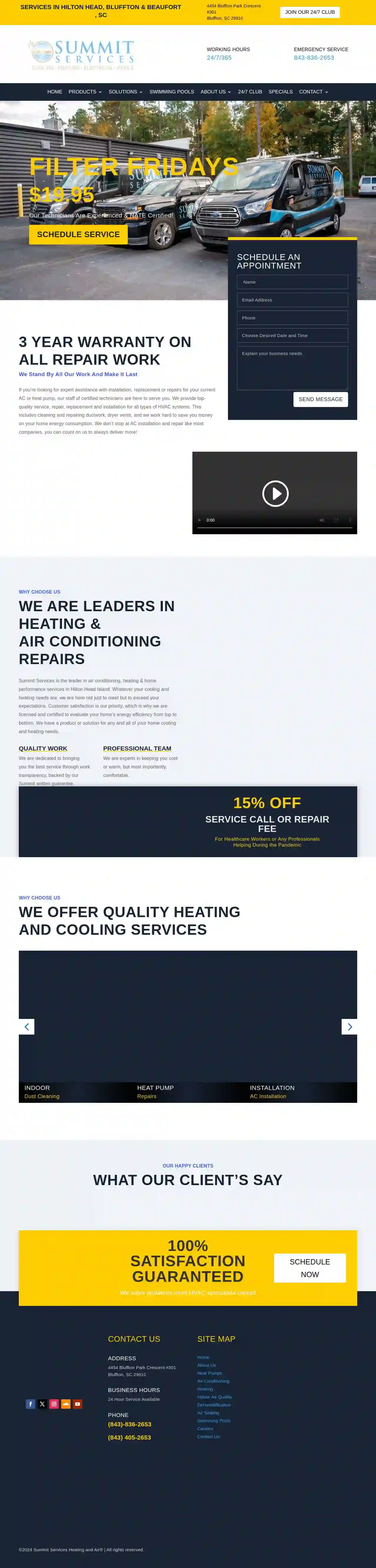 Summit Services: (HVAC) - Repair | Electrician