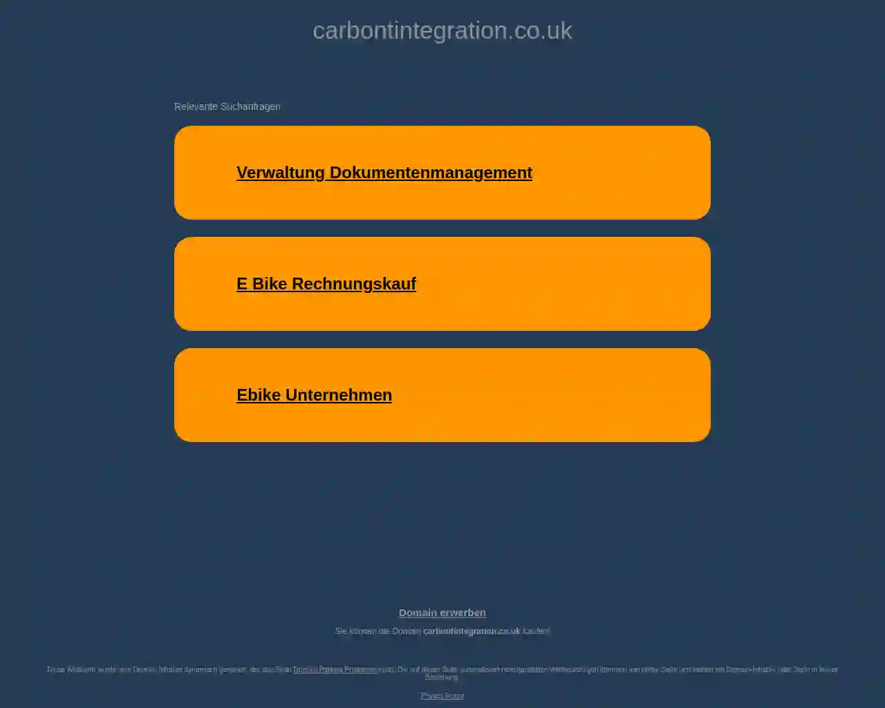 Carbon Integration