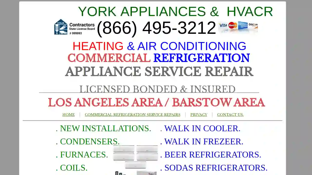 YORK Appliances & HVACR