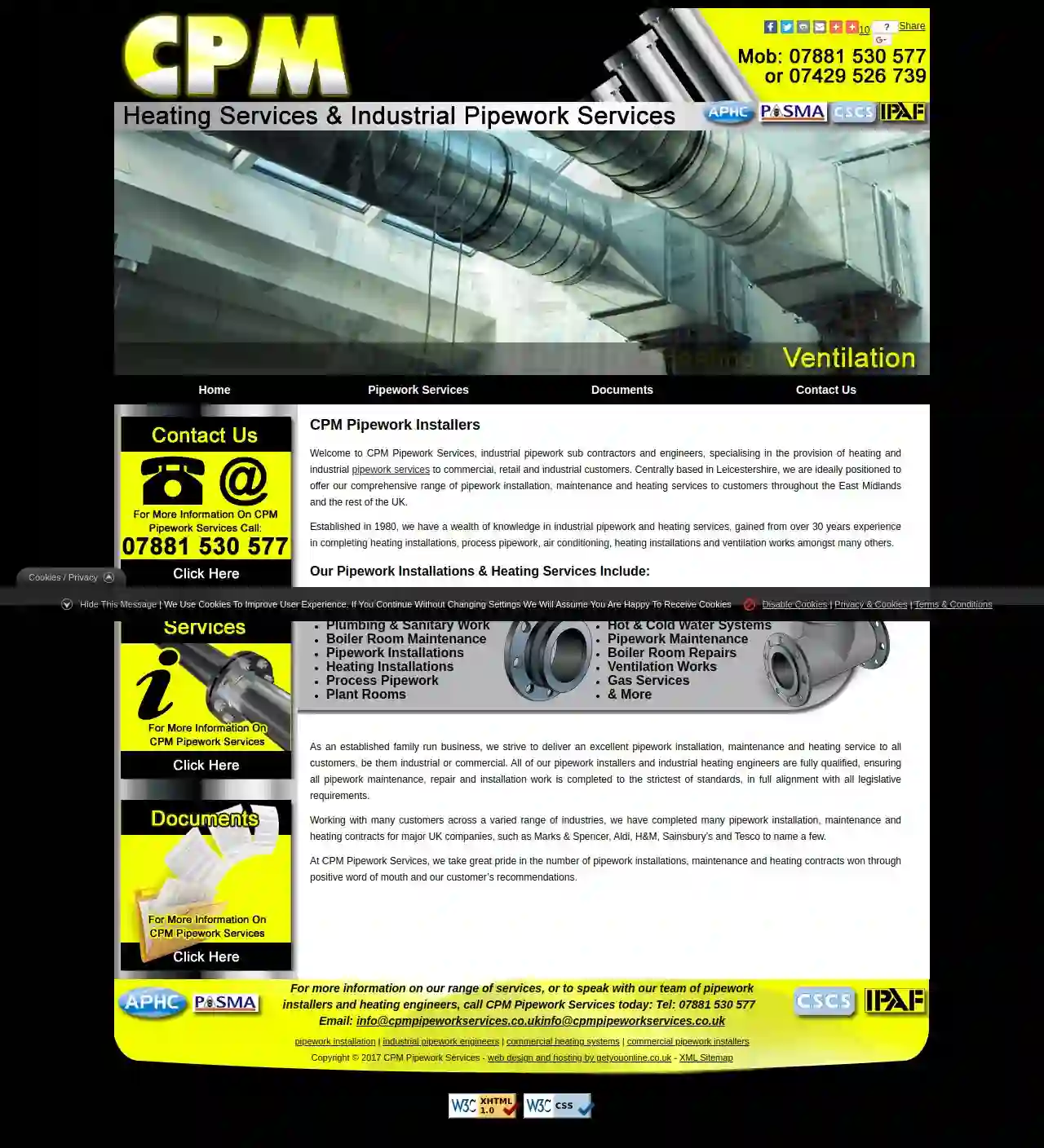 CPM PIPEWORK SERVICES