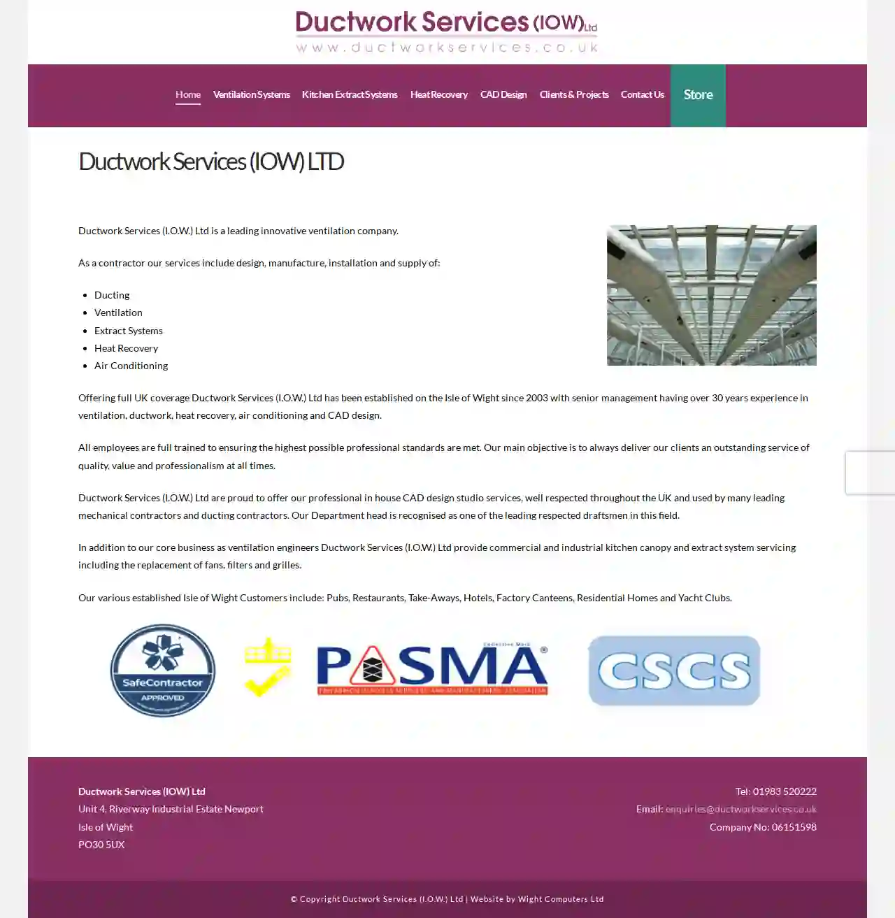 Ductwork Services (iow) ltd