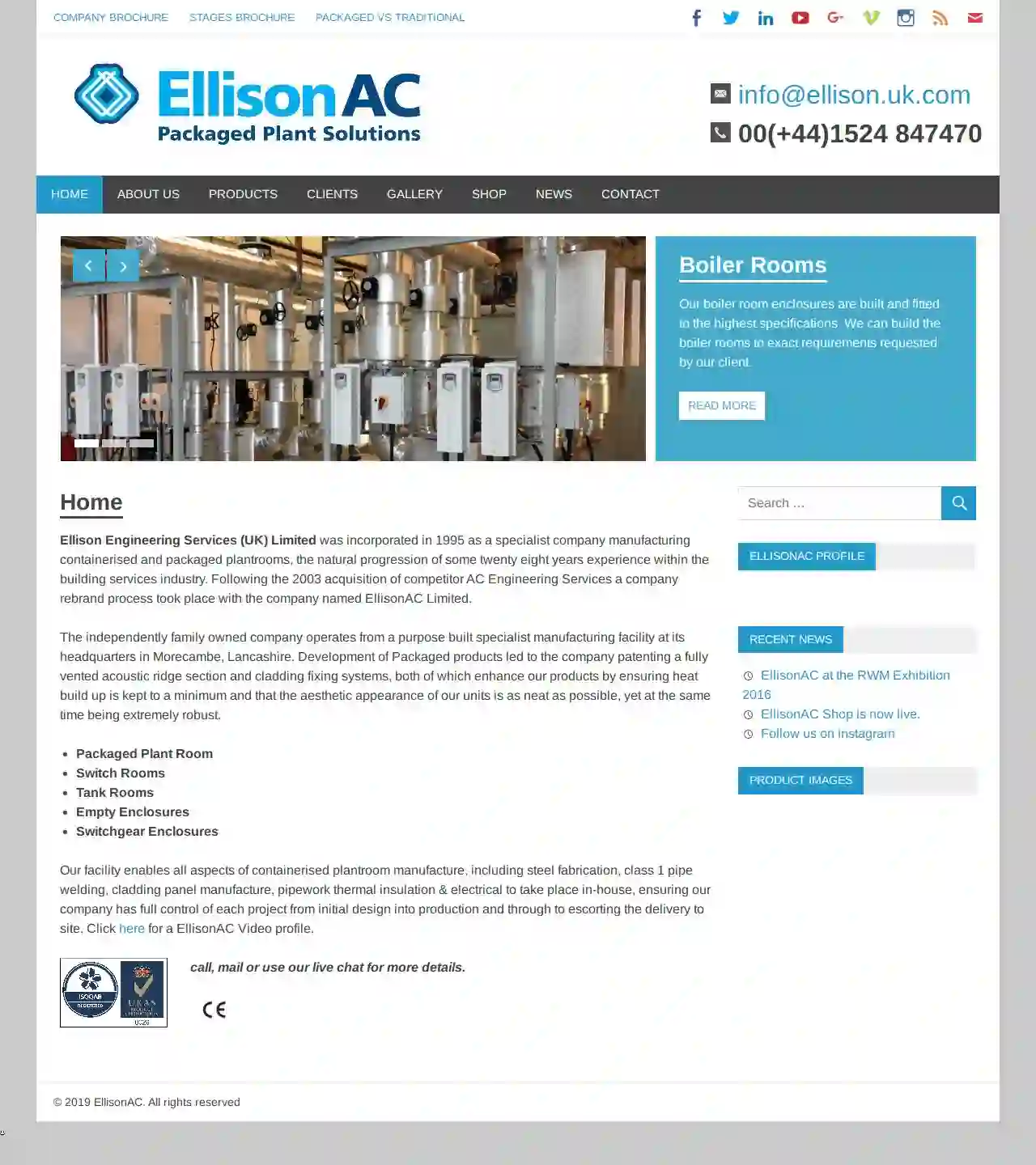 Ellison AC Packaged Plant Solutions