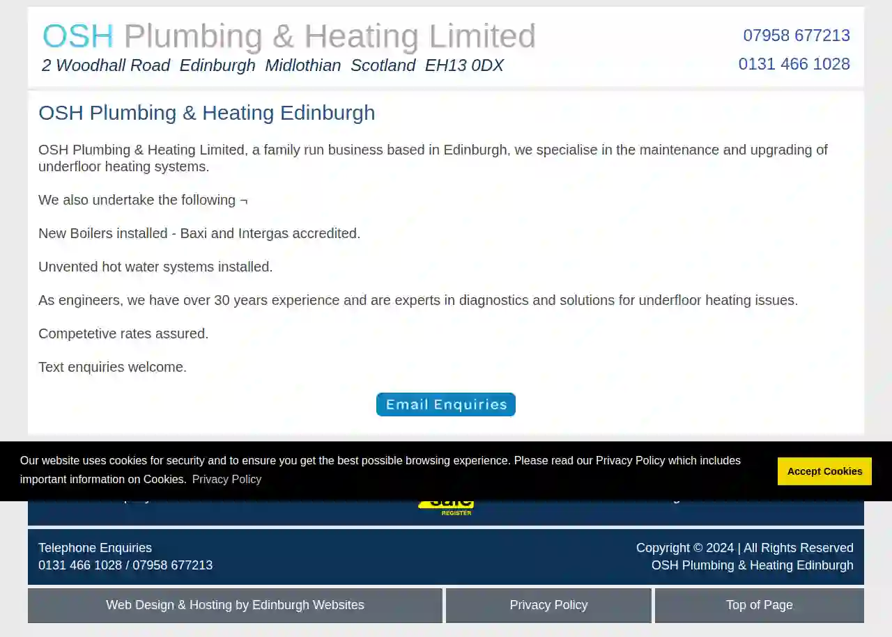 OSH PLUMBING & HEATING Ltd