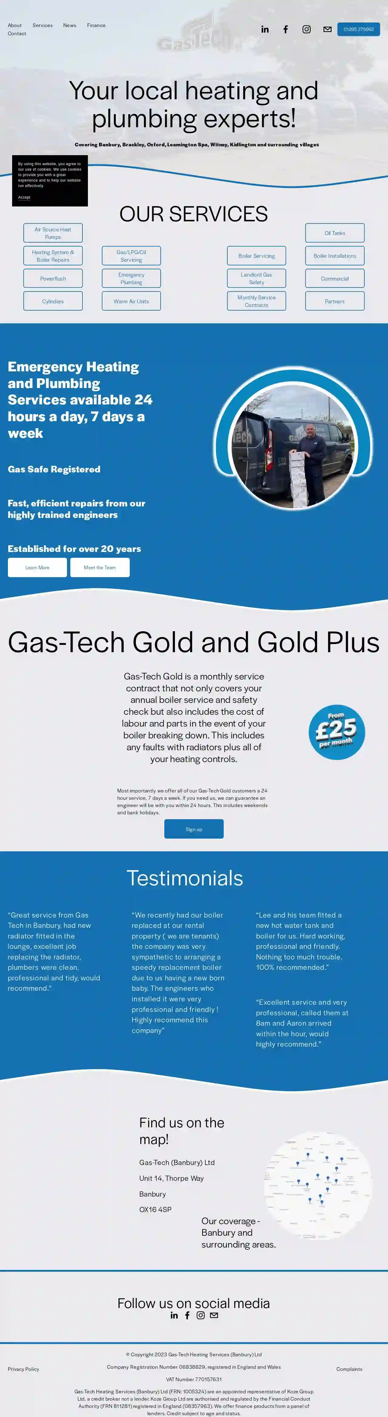 Gas-Tech Heating Services (Banbury) Ltd