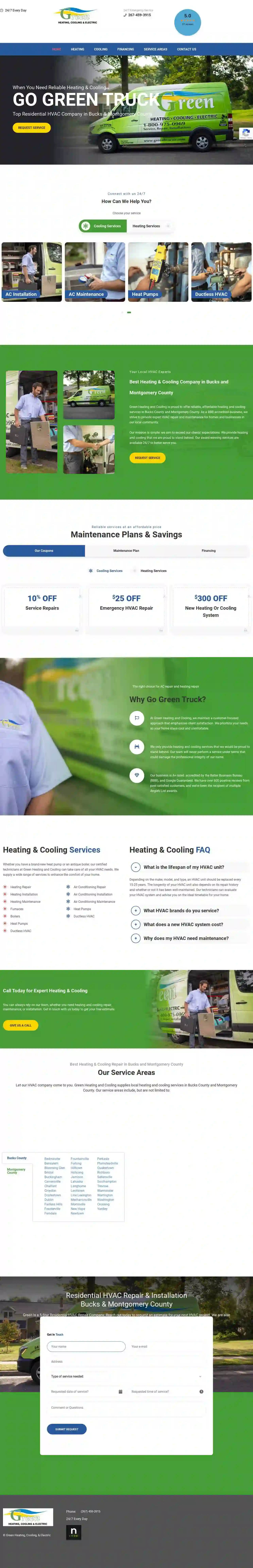 Go Green Truck HVAC