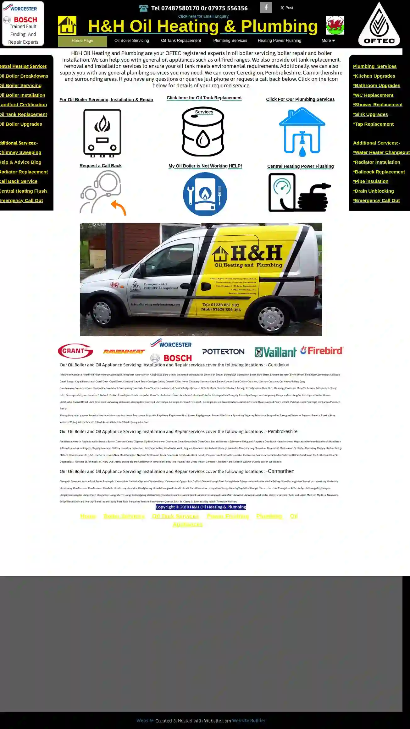 H&H Oil Heating and Plumbing.