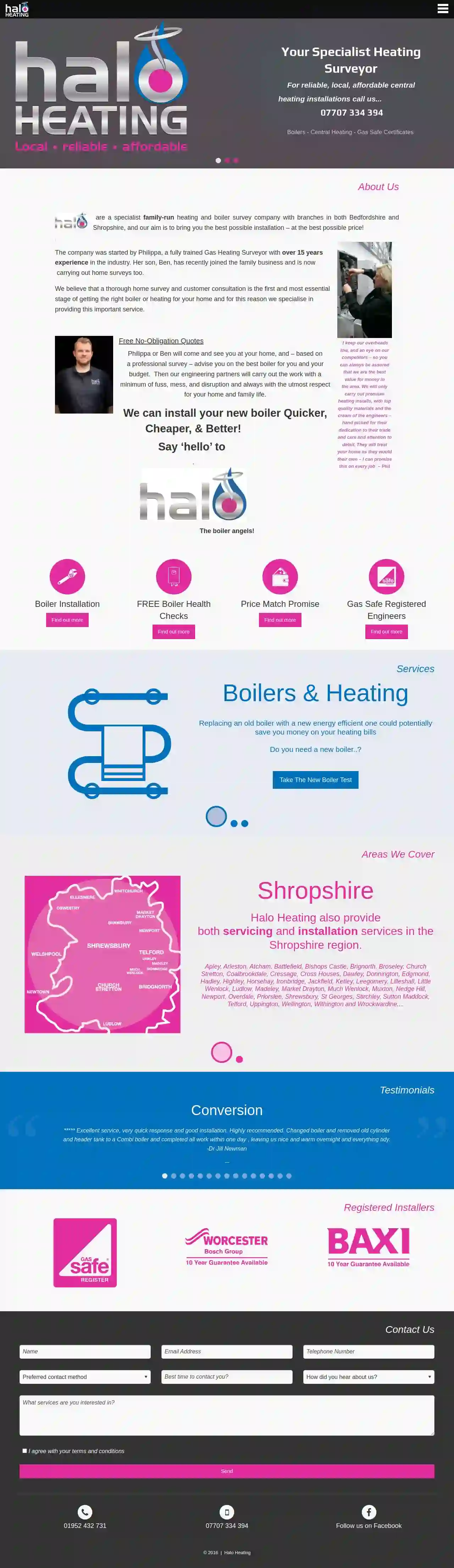 Halo Heating Shropshire