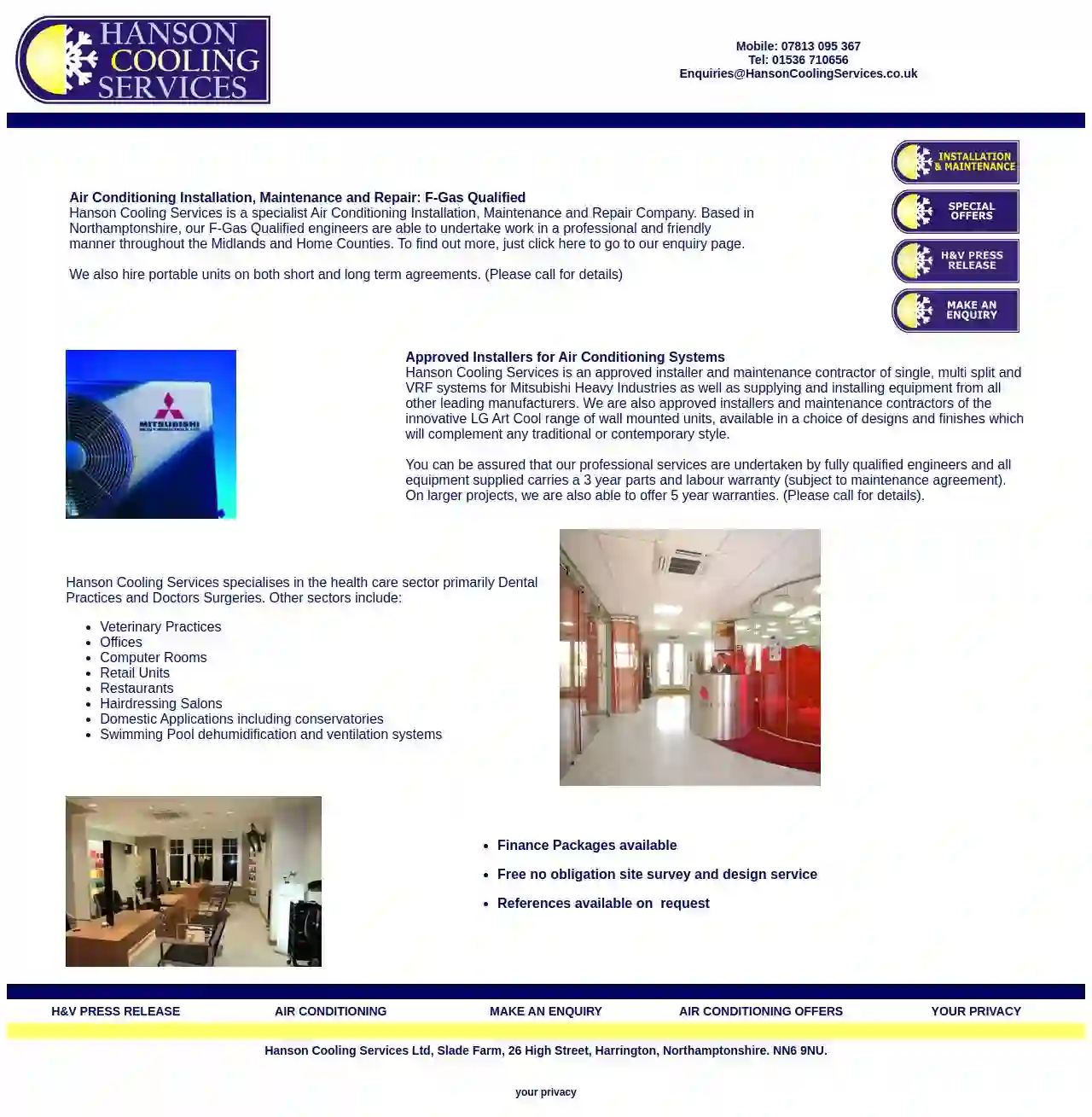 Hanson Cooling Services Ltd