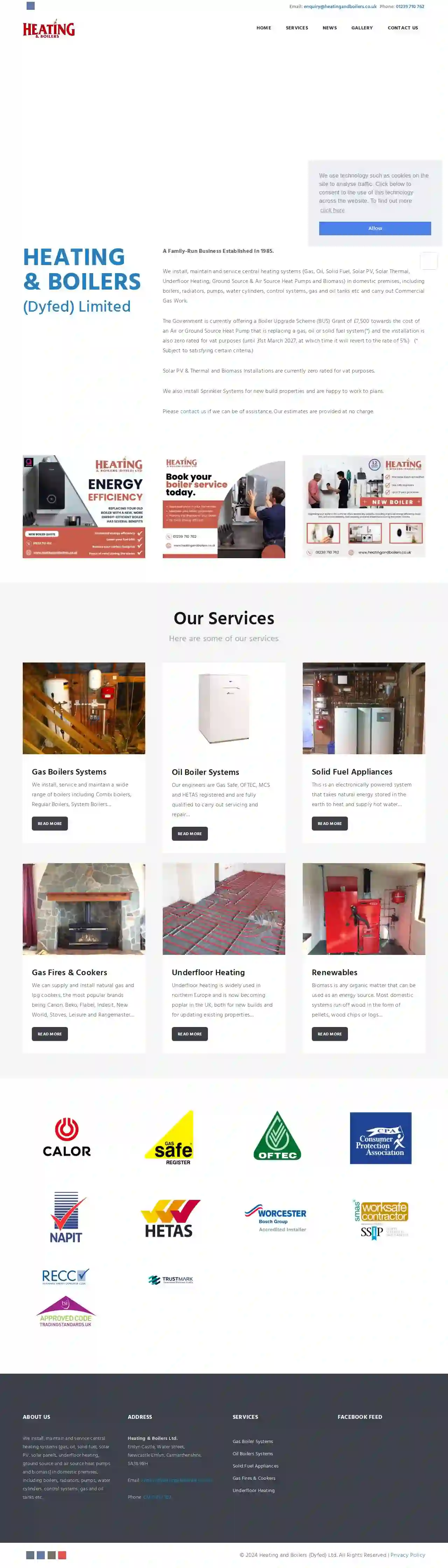 Heating and Boilers (Dyfed) Ltd