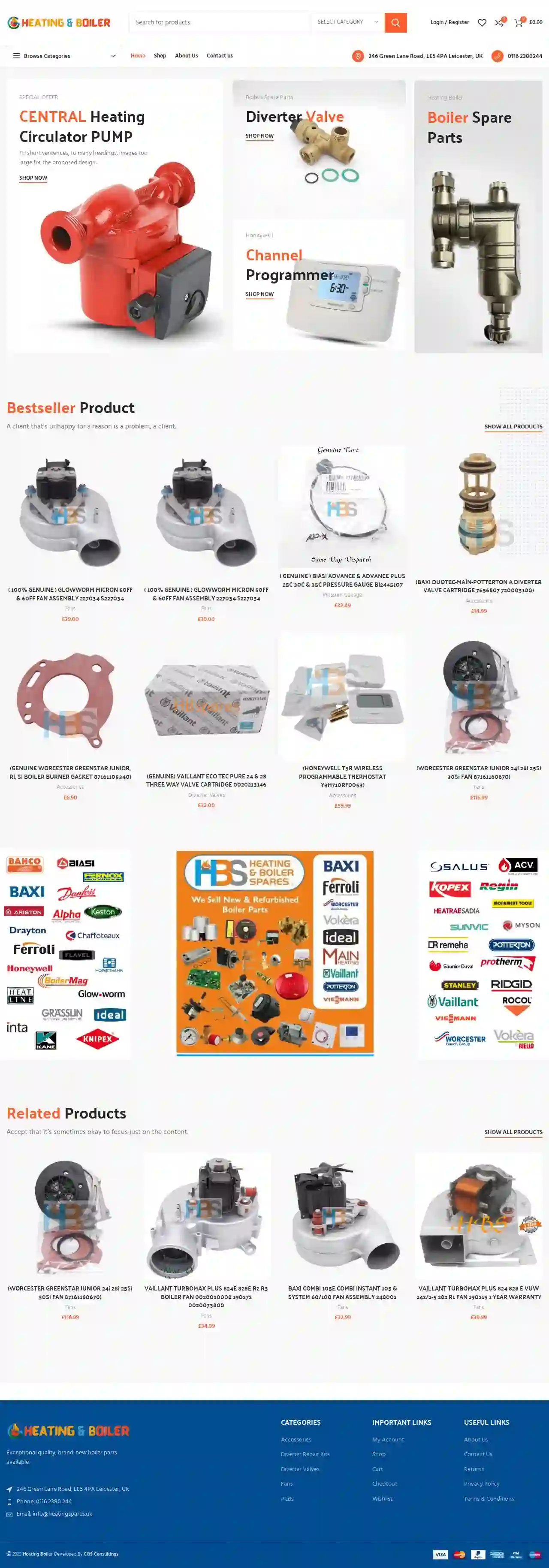 Heating and Boiler Spares Limited