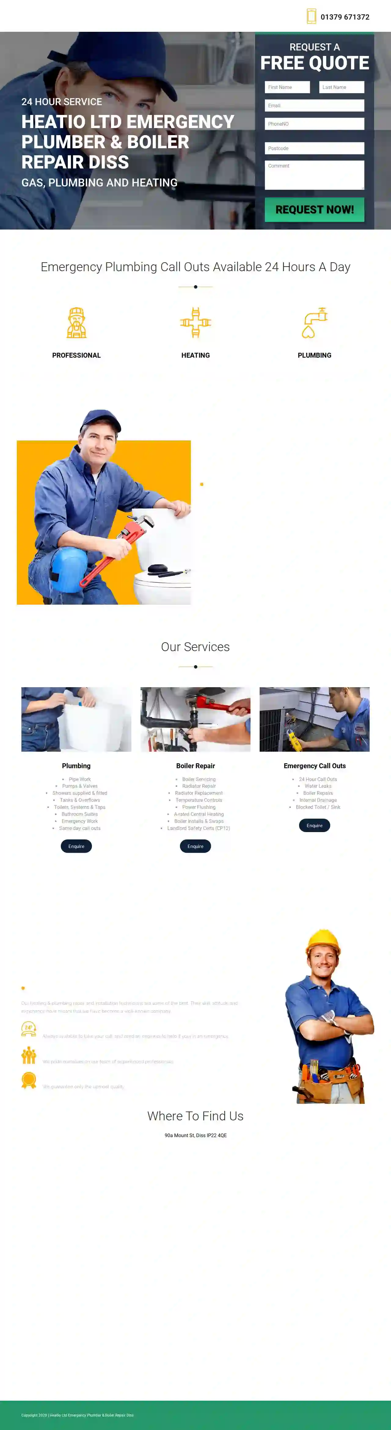 Heatio Ltd Emergency Plumber & Boiler Repair Diss