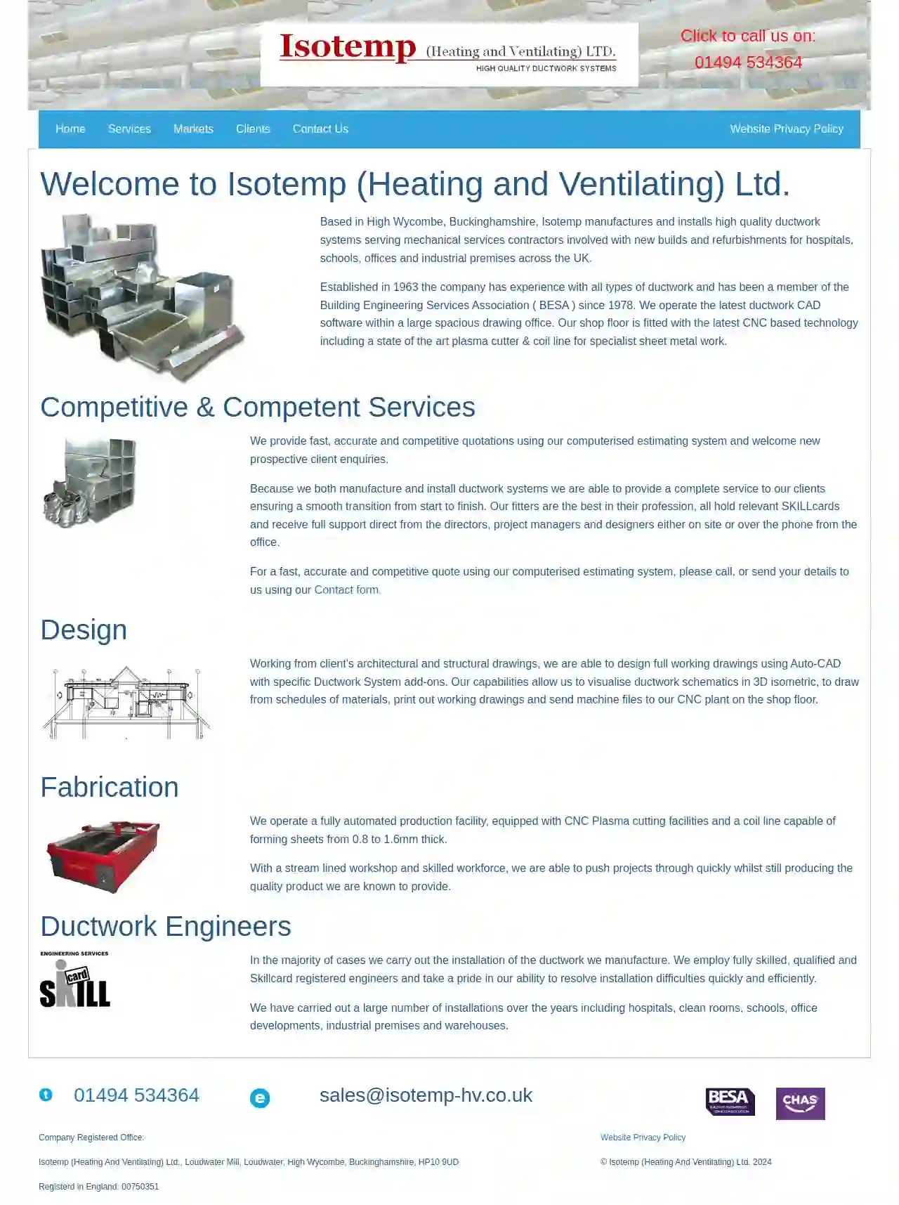 Isotemp (Heating & Ventilating) Ltd