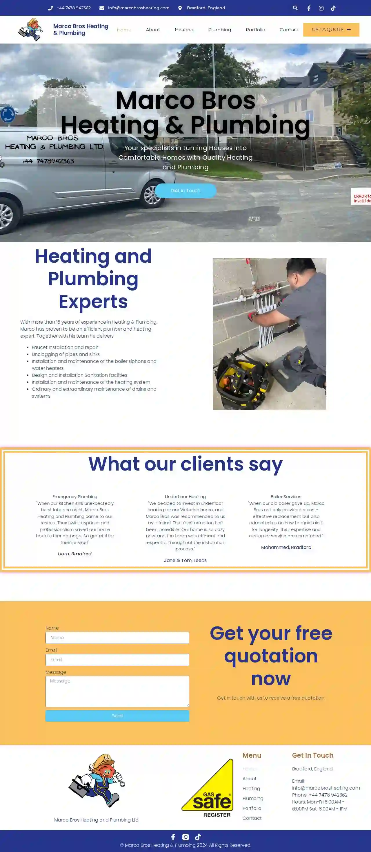 Marco Bros Heating and Plumbing LTD