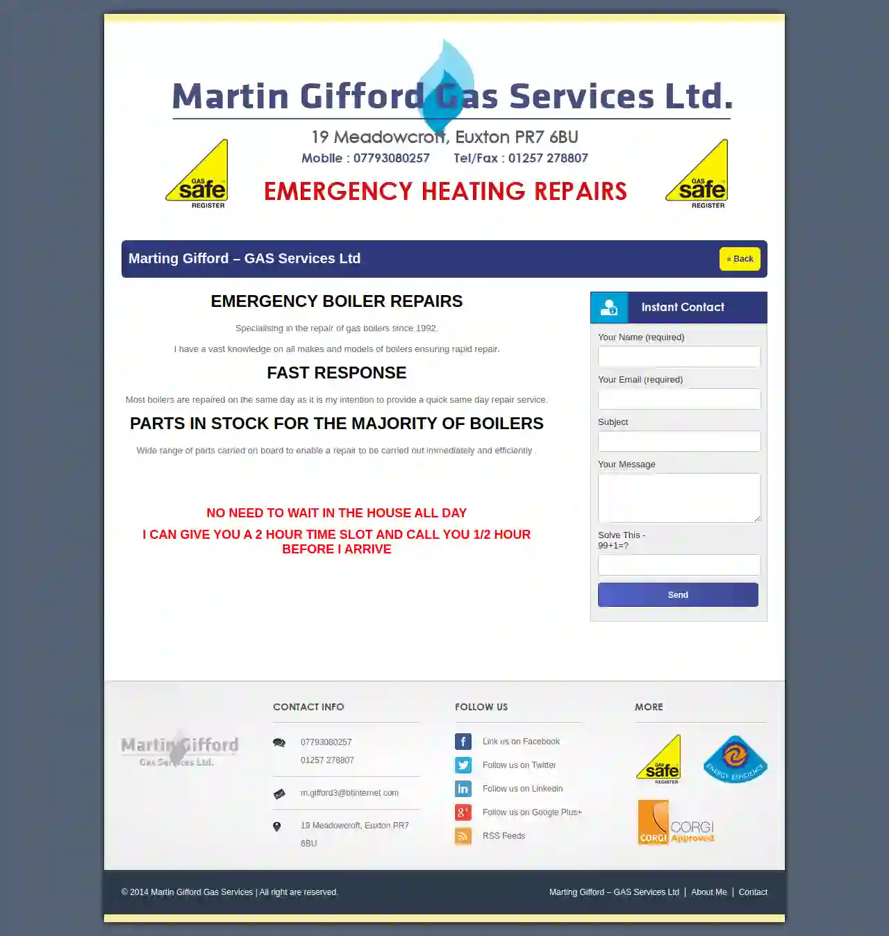 Martin Gifford Gas Services Ltd