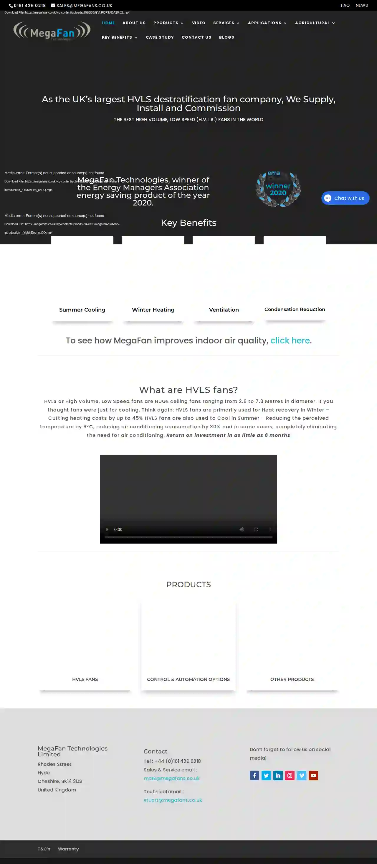 MegaFan Technologies Ltd - Thermal Destratification UK