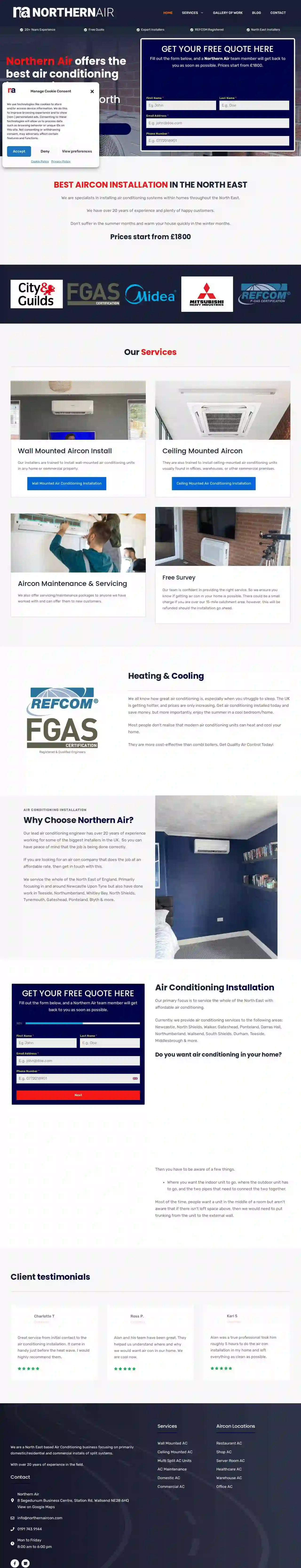 Northern Aircon - Installers & Maintenance