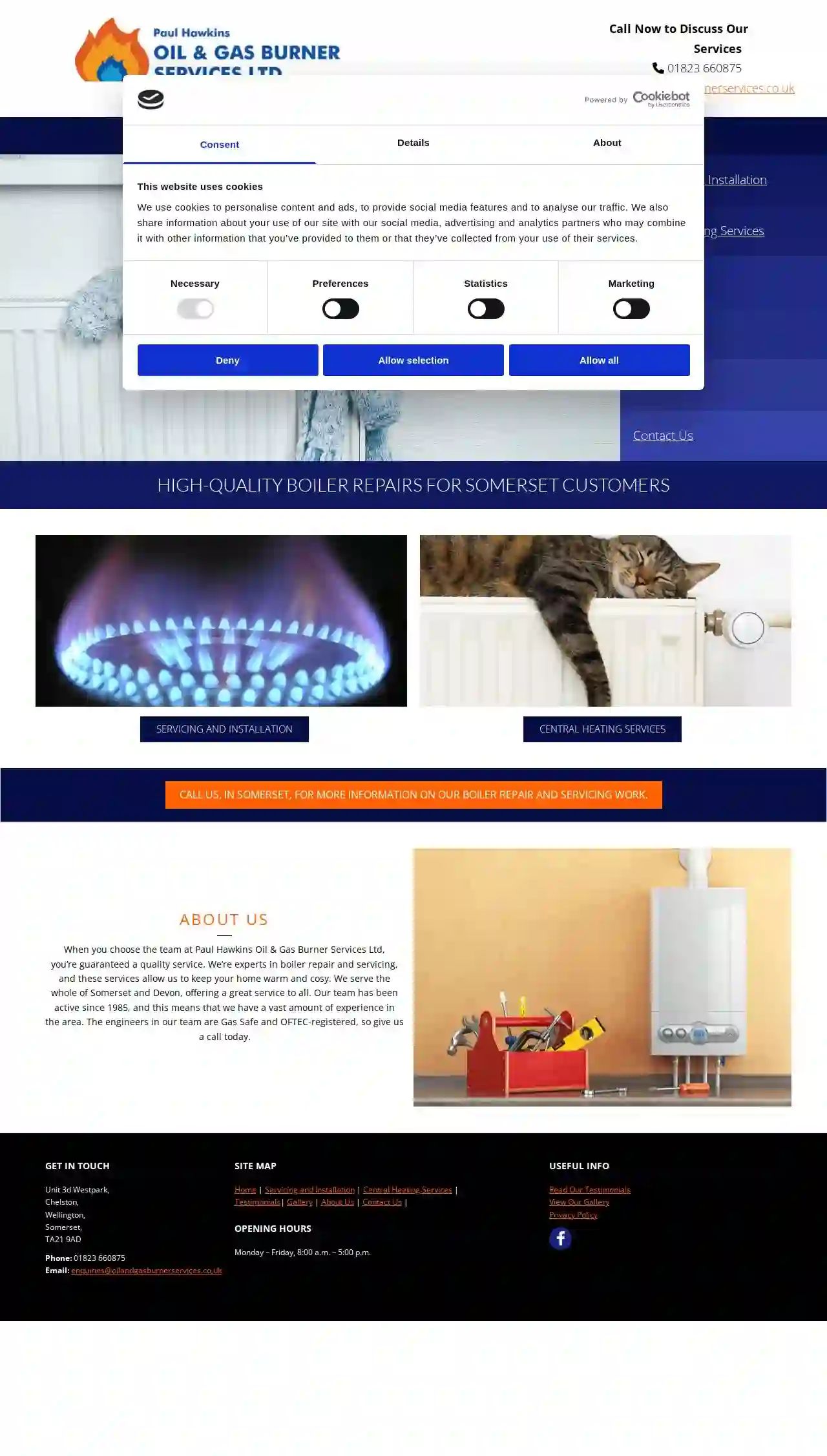 Paul Hawkins Oil & Gas Burner Services Ltd