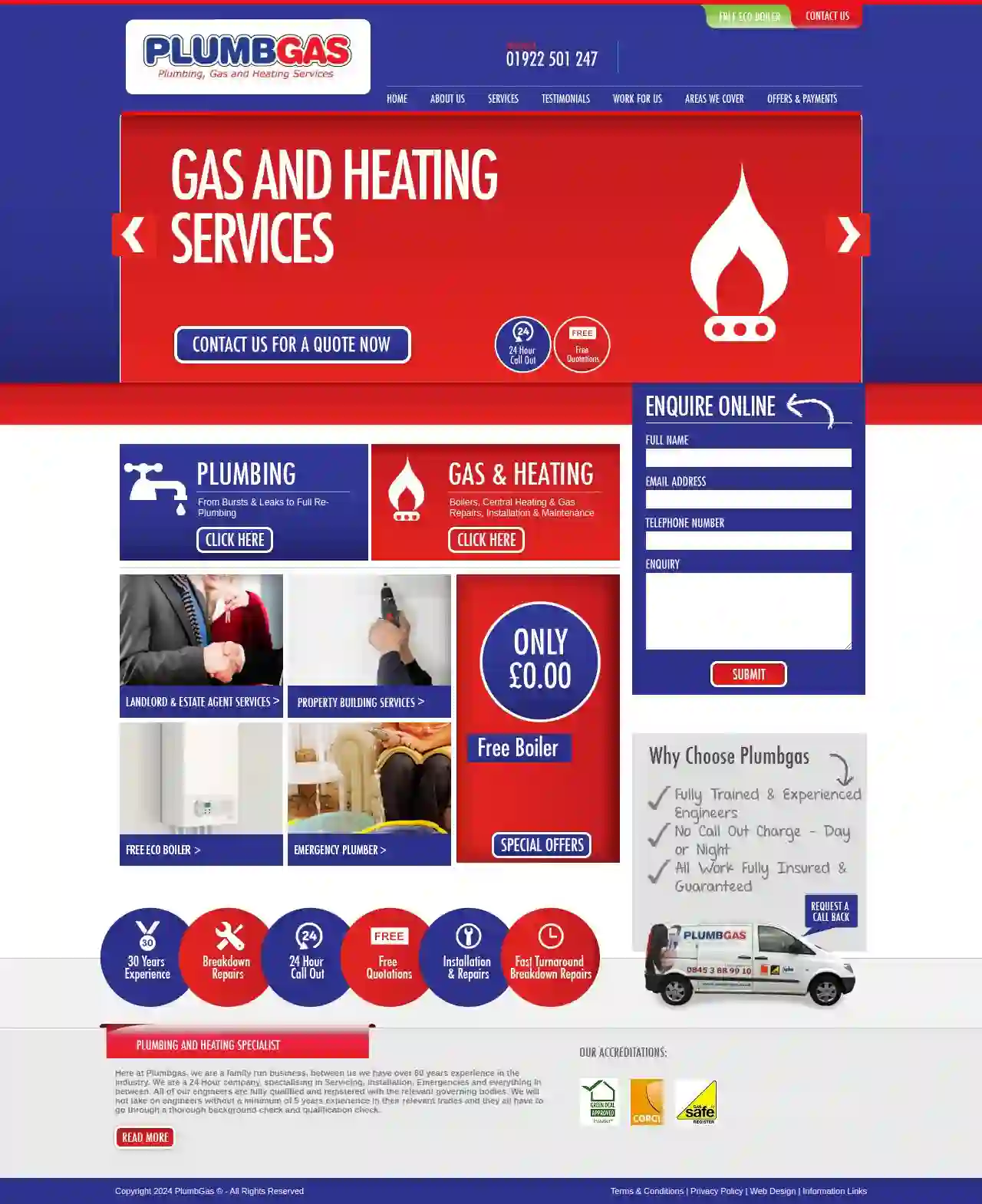 Plumbgas Ltd - Plumber & Gas Walsall