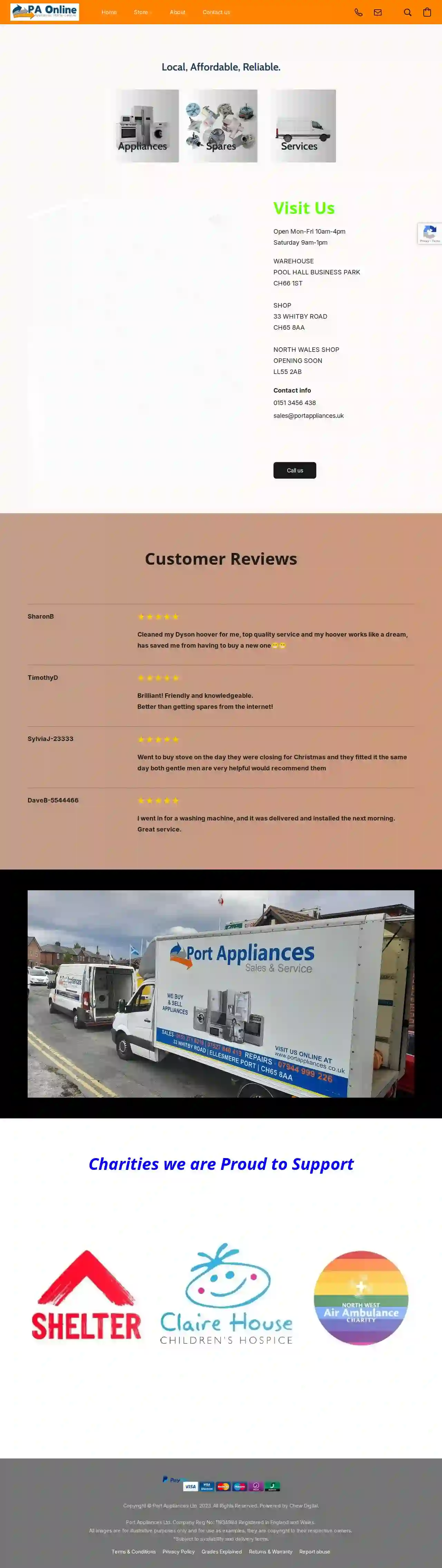 Port Appliances Ltd.