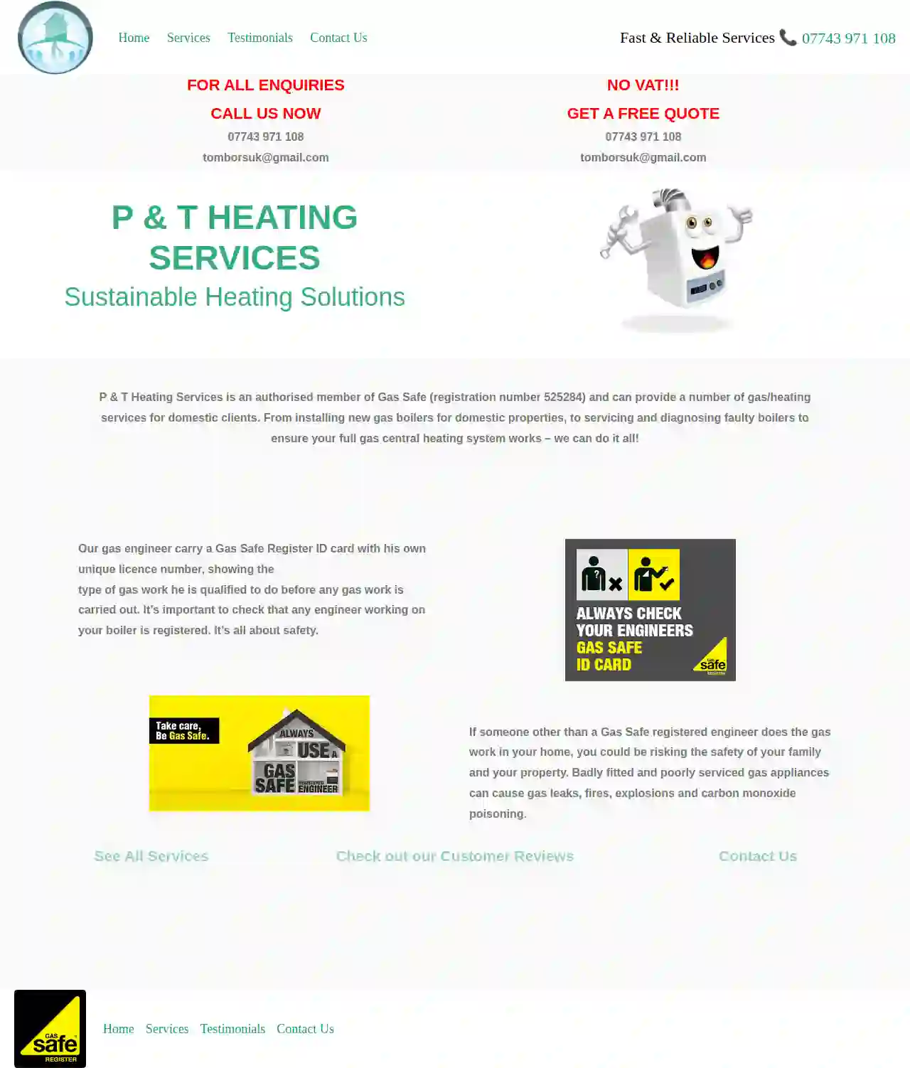 P & T Heating Services