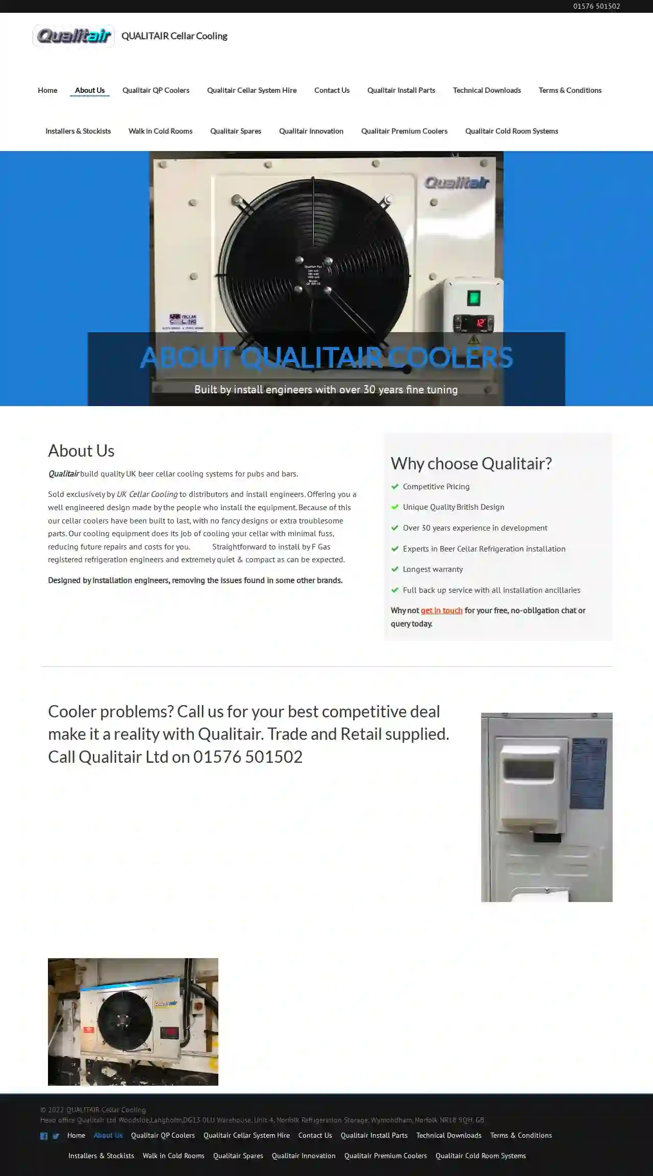 QUALITAIR Cellar Cooling