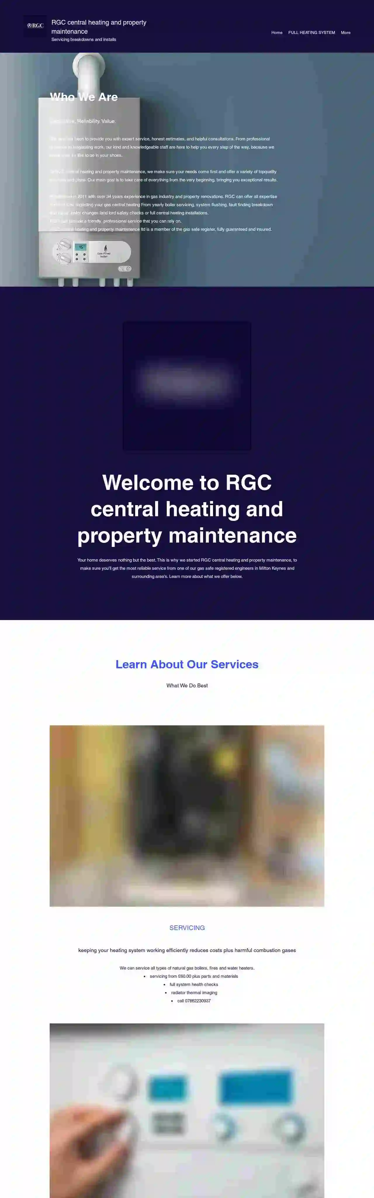 RGC central heating and property maintenance