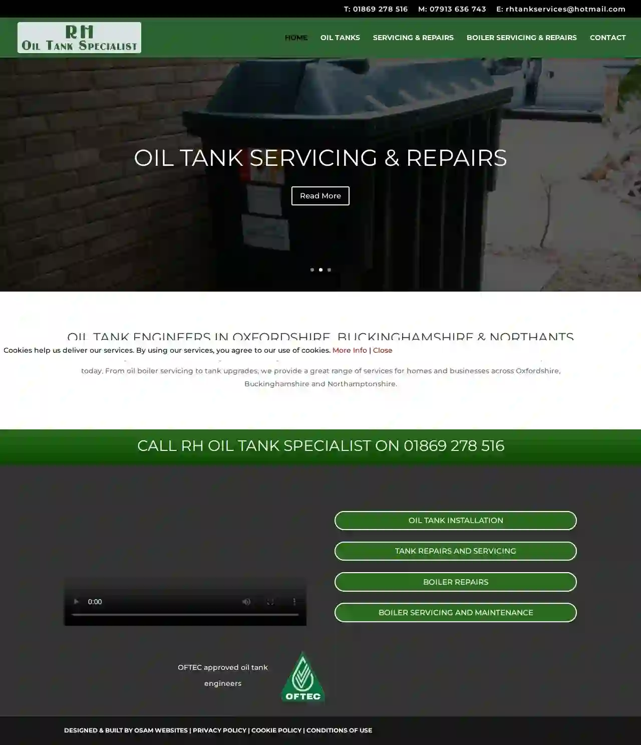 R H Oil Tank Specialist