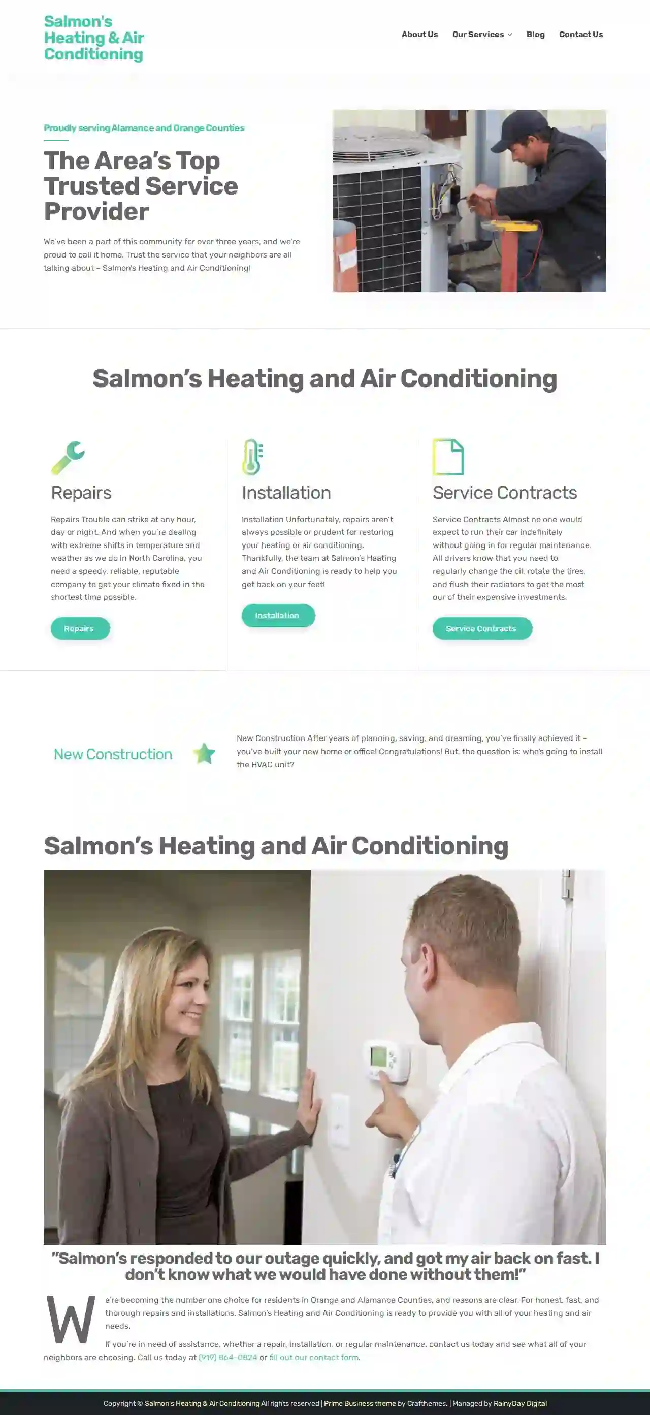 Salmon’s Heating & Air Conditioning