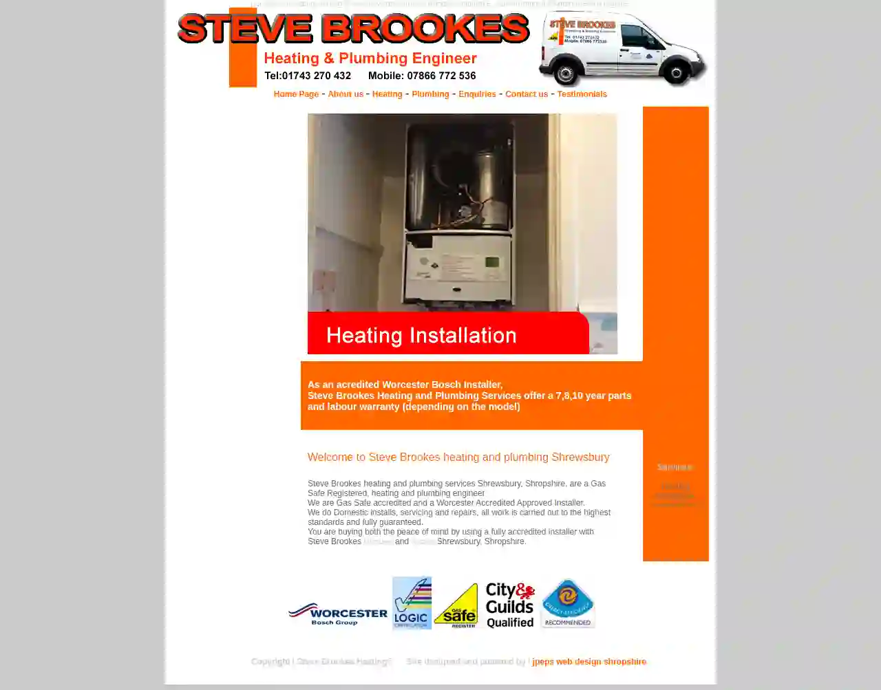 Steve Brookes Heating and Plumbing Shrewsbury