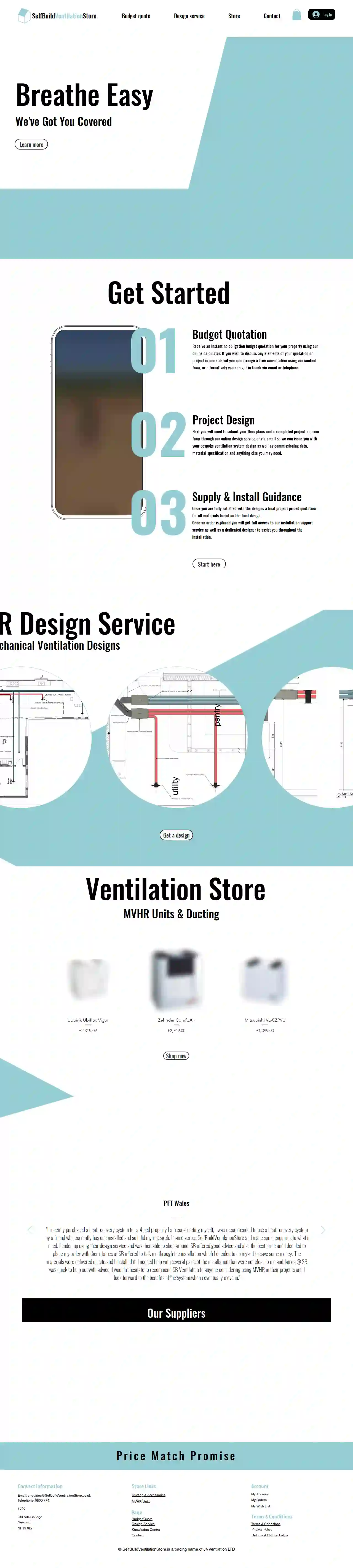 Selfbuildventilationstore