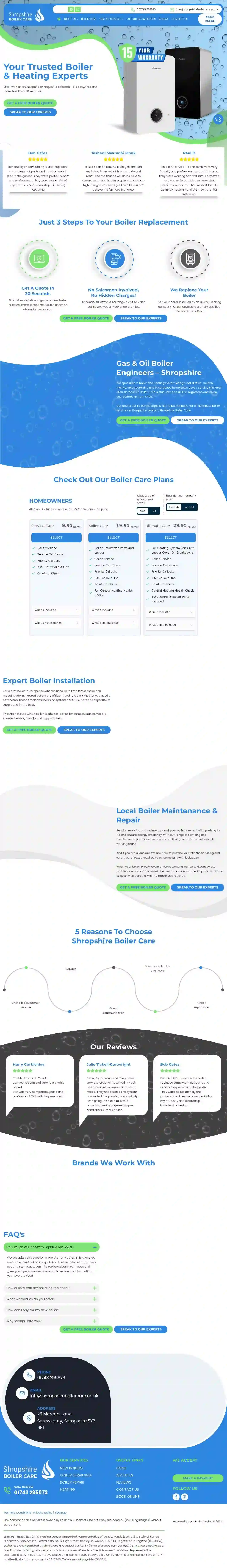 Shropshire Boiler Care