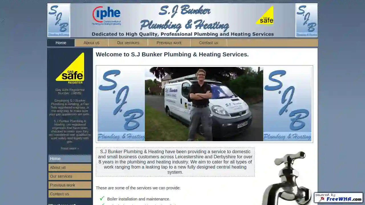 S.J.Bunker Plumbing & Heating