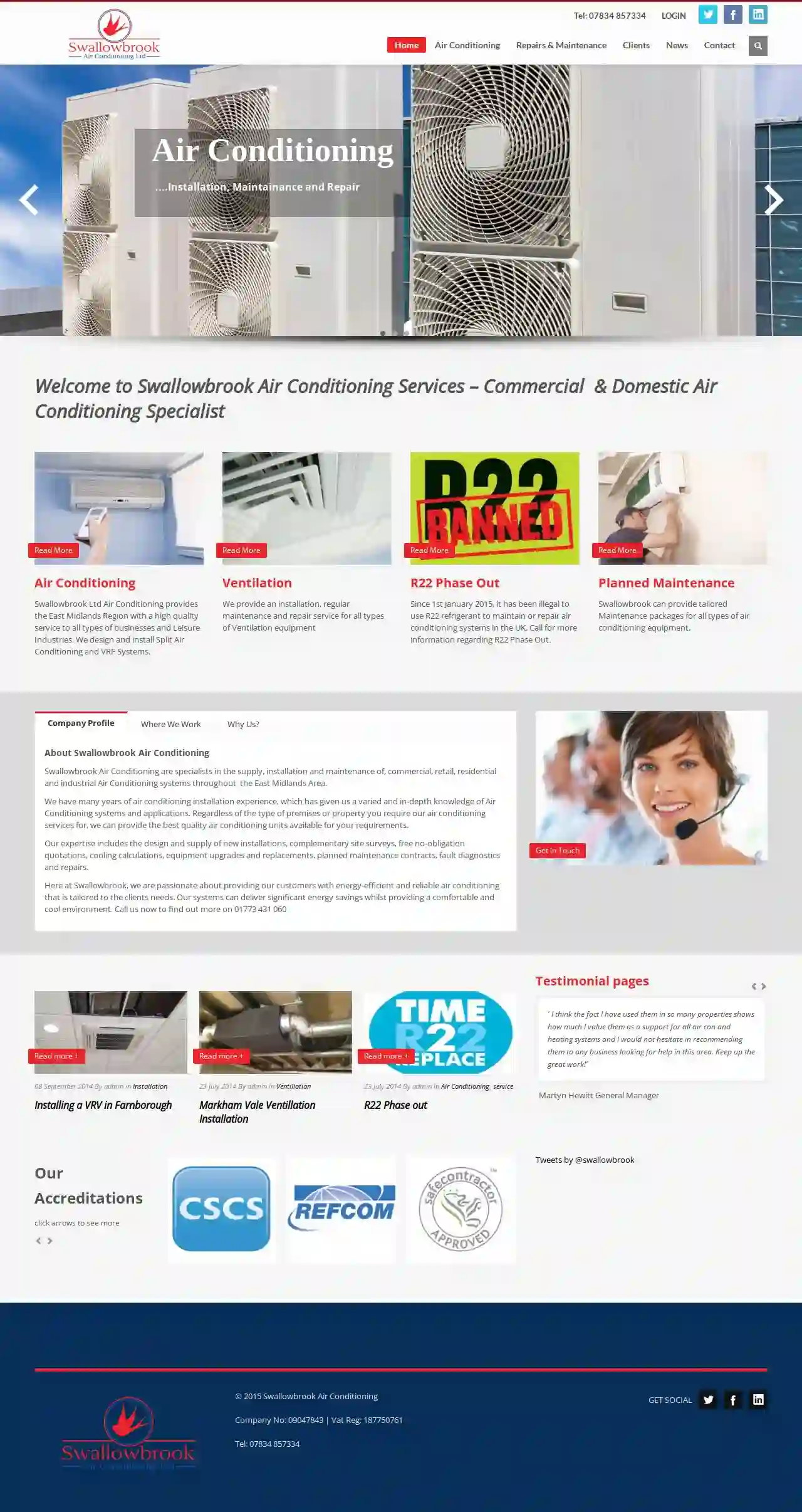 Swallowbrook Air Conditioning Ltd