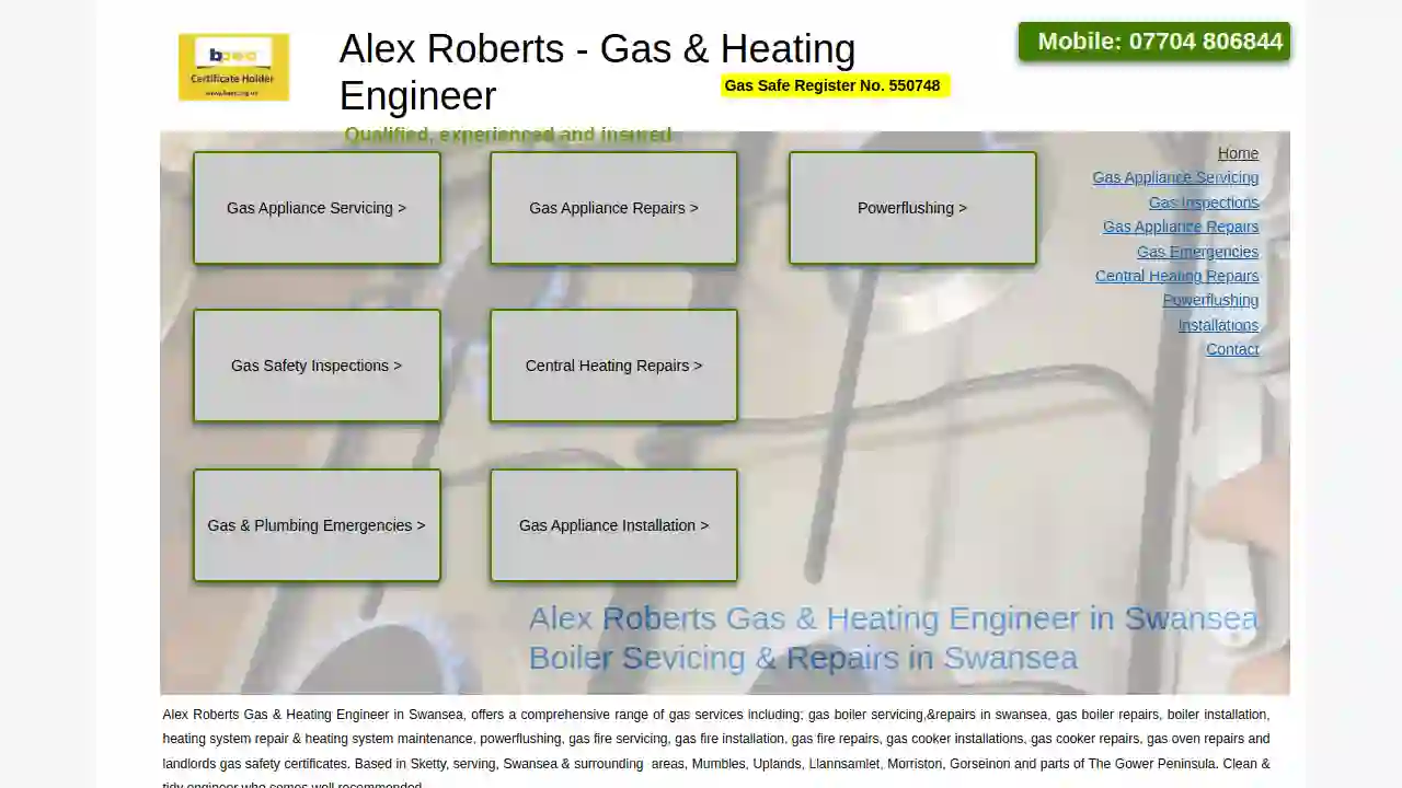 Alex Roberts - Gas & Heating Engineer