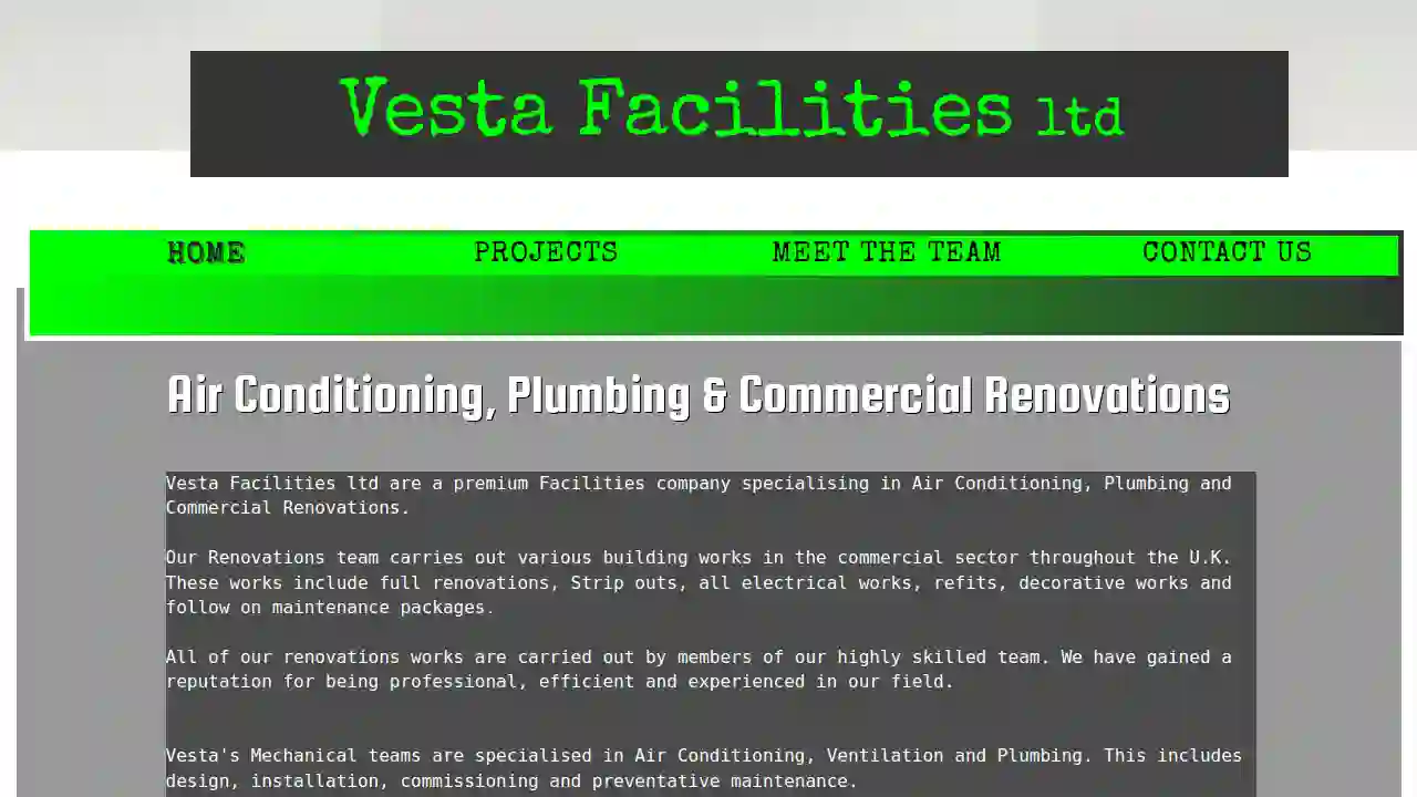 Vesta Facilities Ltd