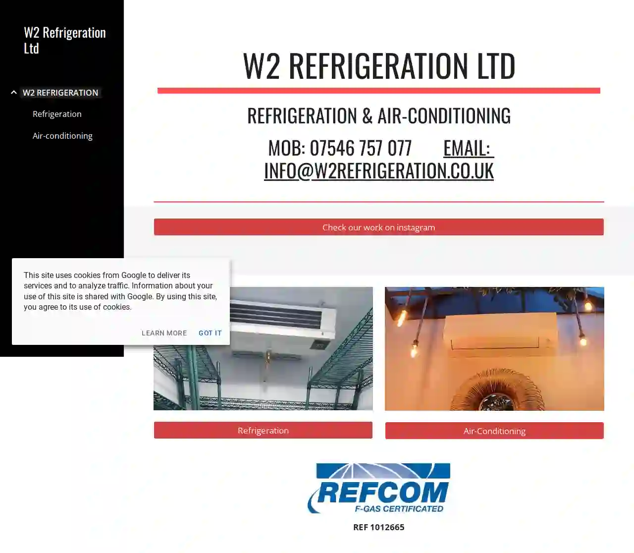 W2 REFRIGERATION LTD