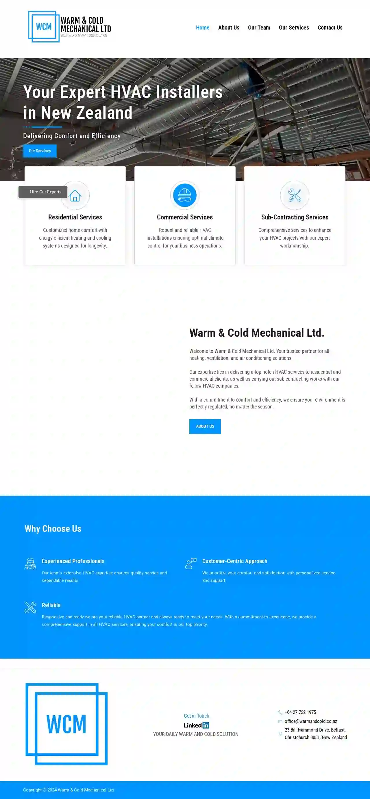 Warm & Cold Mechanical Ltd