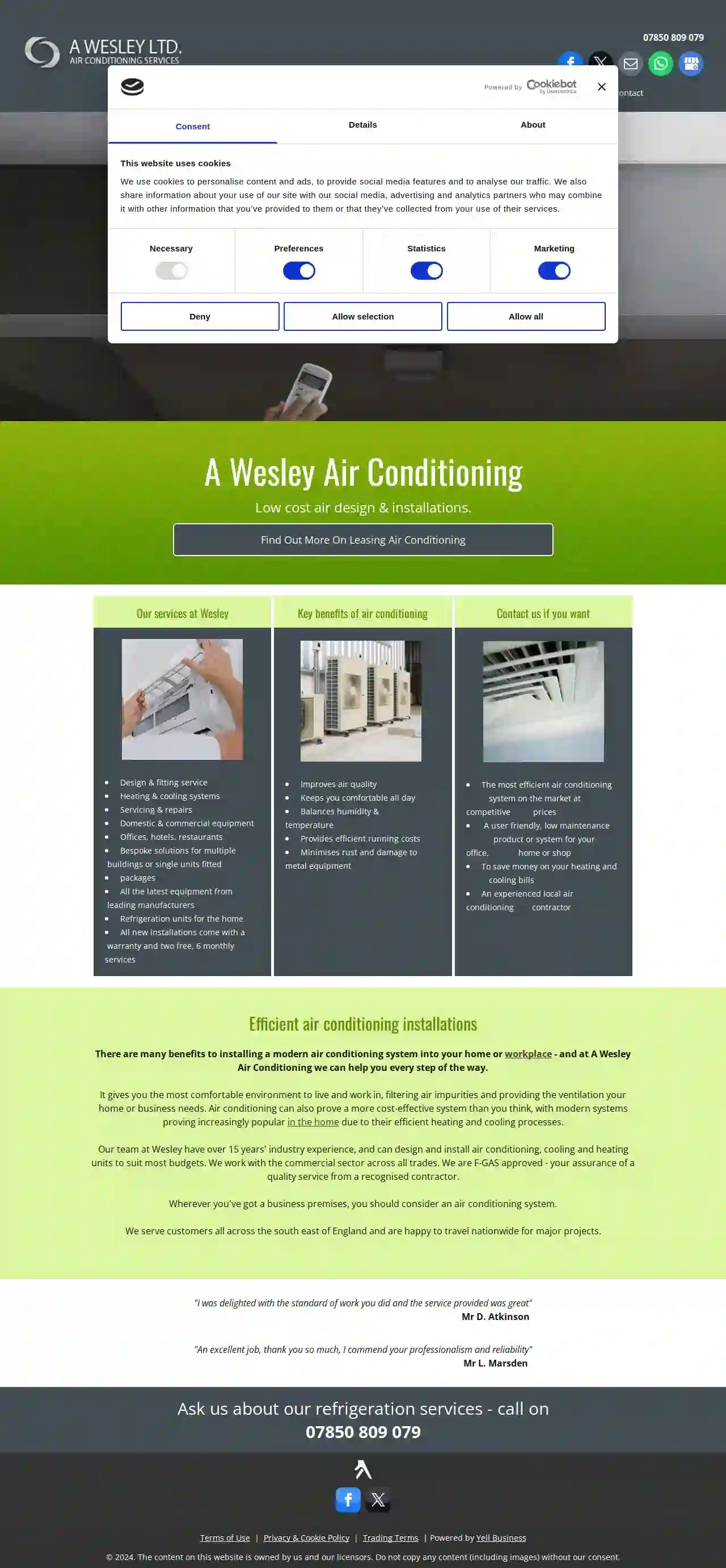 A Wesley Air Conditioning Ltd