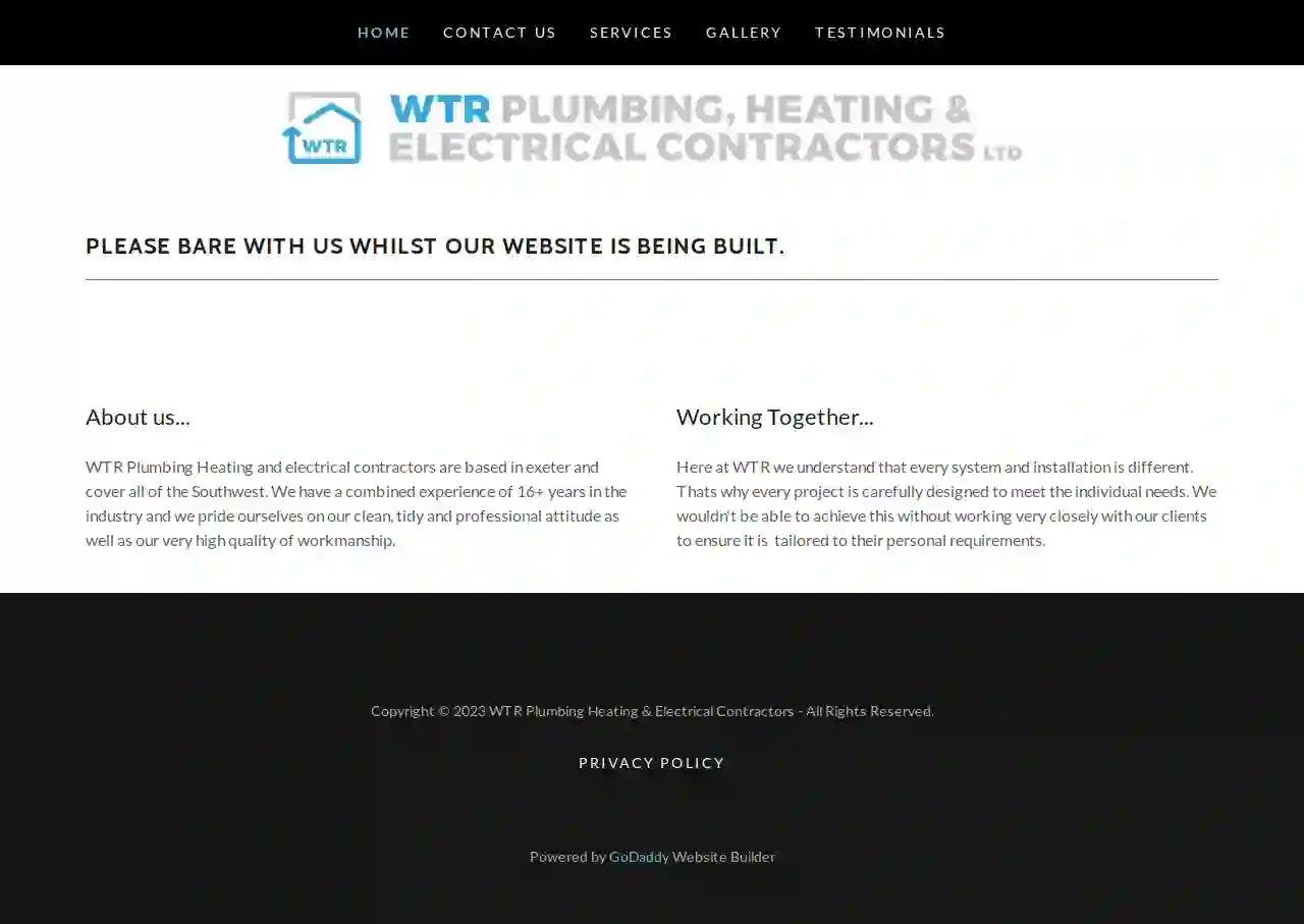 WTR Plumbing Heating & Electrical Contractors Ltd