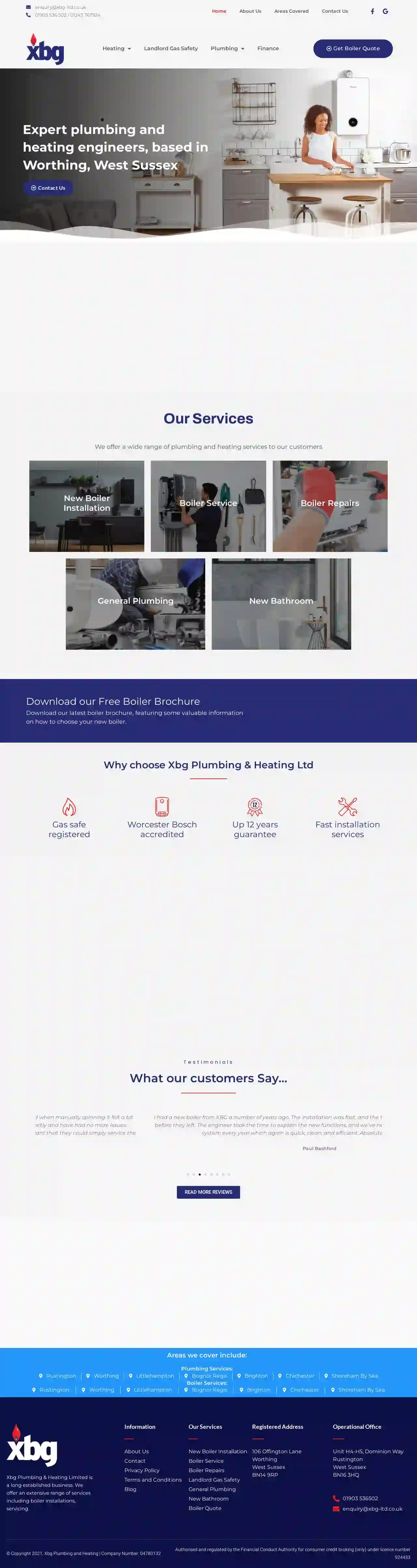 X B G Plumbing & Heating Ltd