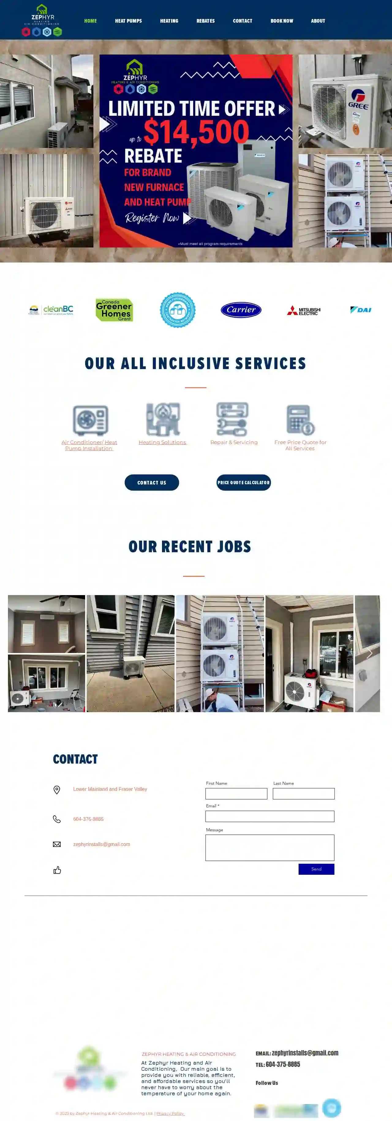 Zephyr Heating and Air Conditioning Ltd.